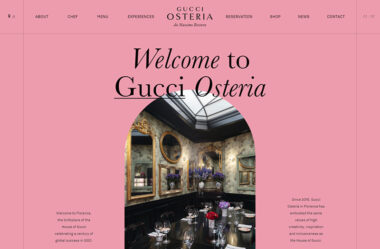 Gucci Osteria Florence