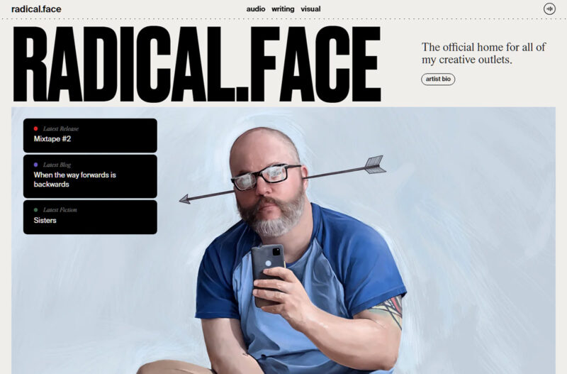Radical Face | Web Design Clip [W] 海外のWebデザインクリップ集
