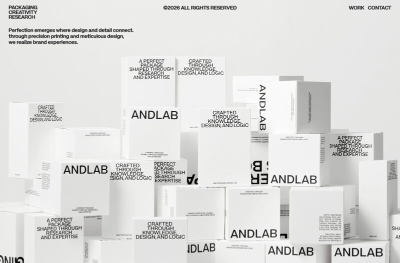 에이엔디랩 | AND PACKAGE DESIGN LAB | Web Design Clip [W] 海外のWebデザインクリップ集