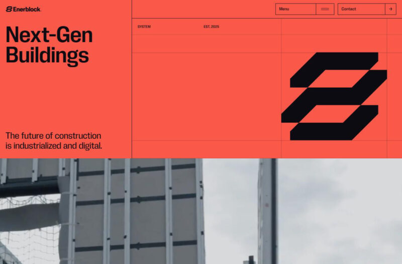 Enerblock | Next-Gen Buildings | Web Design Clip [W] 海外のWebデザインクリップ集